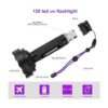 Linterna negra UV súper brillante de 128 LED para