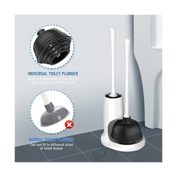 uptronic Desatascador y cepillo de inodoro cepillo de_3