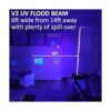 uvBeast V2 Linterna UV de luz negra con alta definición