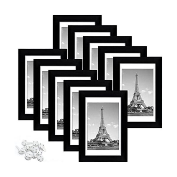 upsimples Juego de 10 portarretratos de 4 x 6 pulgadas_1