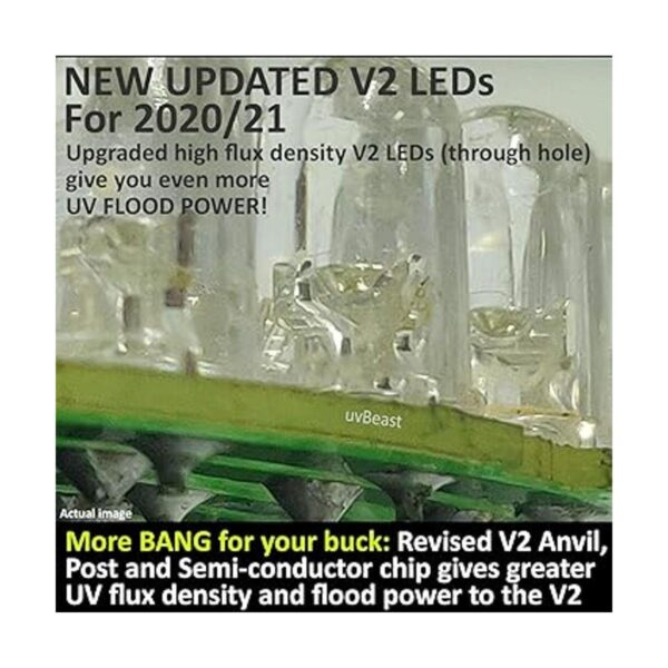 uvBeast V2 Linterna UV de luz negra con alta definición