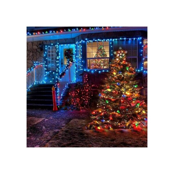 Luces de Navidad operadas con pilas 4 colores 50_2