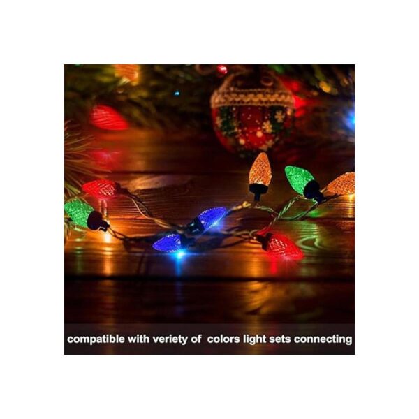 Luces de Navidad operadas con pilas 4 colores 50_3