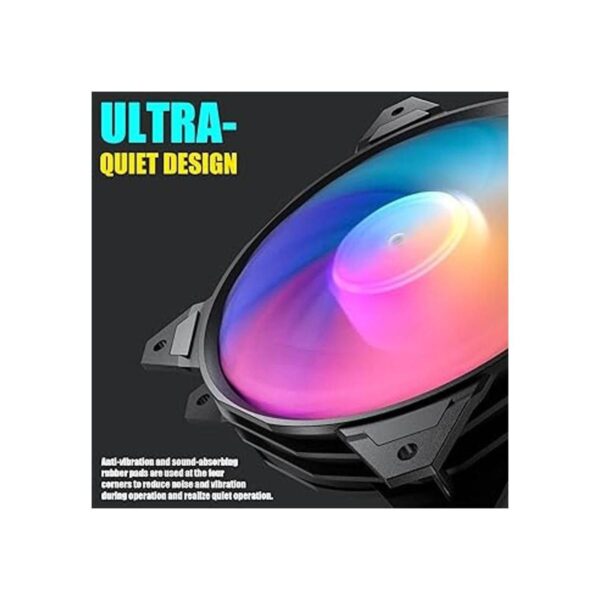 upHere Long Life PWM Ventilador de 4 pines con 4 pines de_3