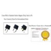 UpBright Adaptador de 2 clavijas 5 V ACDC compatible con_4