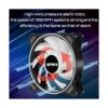 upHere Ventilador de carcasa RGB de 4.724 in doble halo_2