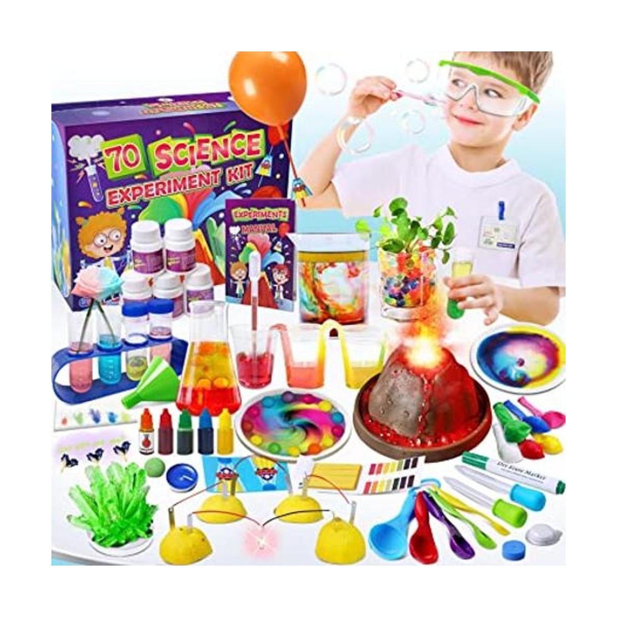 UNGLINGA Kits científicos de 70 experimentos de