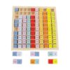 Umbresen Juego de mesa de multiplicación de madera 100_6