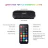upHere Ventilador de carcasa RGB de 4.724 in doble halo_5