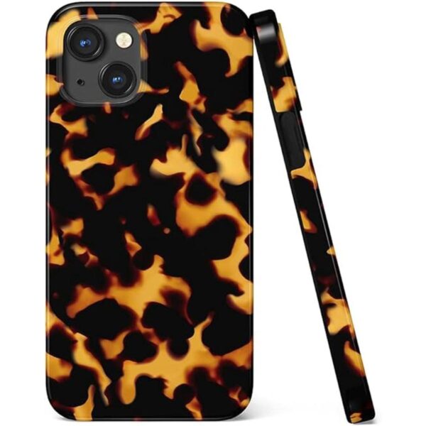 uCOLOR Funda compatible con iPhone 13 6.1 2021 patrón de_1