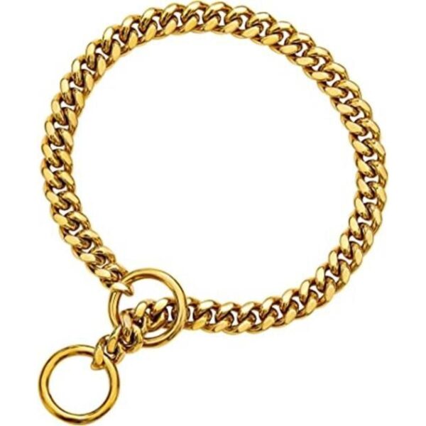 txprodogchains Collar de cadena de oro de 18 quilates de_1