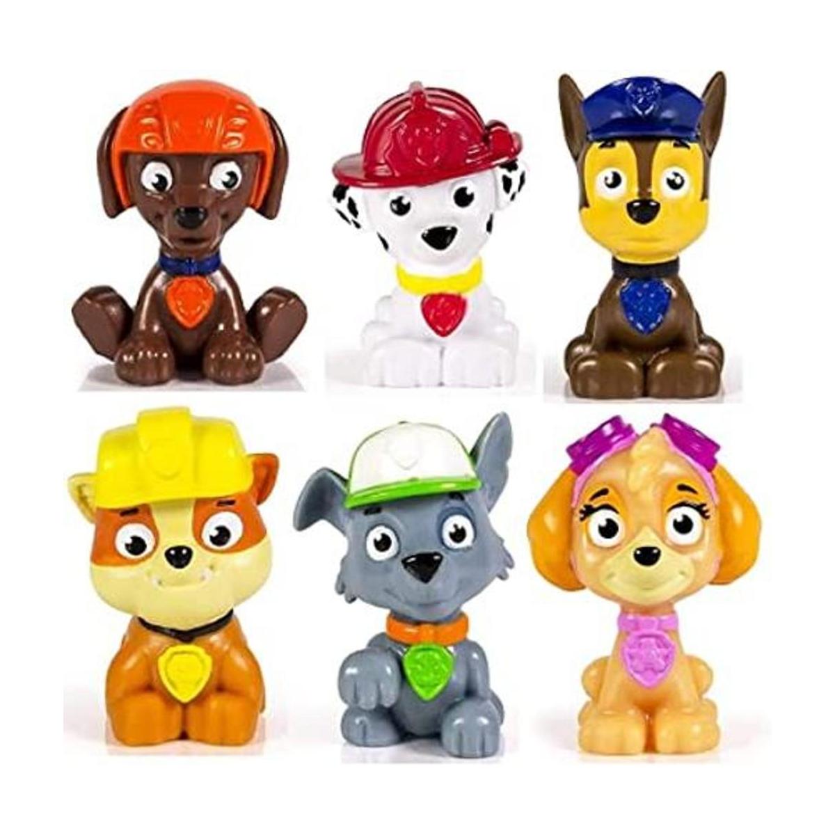 Mini figuras para niños de Paw Patrol conjunto de 6