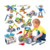167 piezas de bloques de construcción STEM juguetes para_1