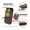 Topstache Funda de cuero para cinturón funda de teléfono_2