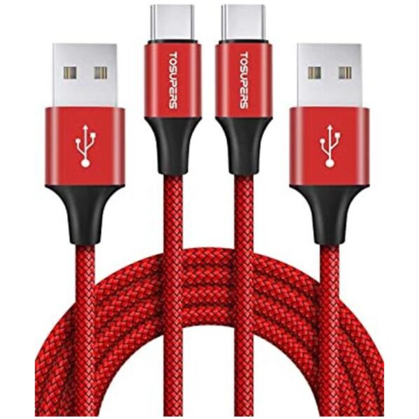 Cable USB C 3 pies paquete de 2 cable de carga rápida_1