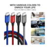 Cable USB tipo C 3A de carga rápida 4 unidades 6 pies_2