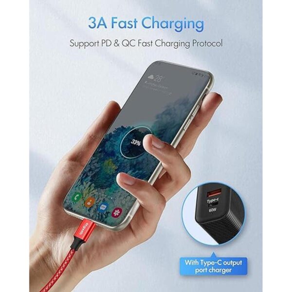 Cable USB C a USB C de largo de 16 pies16.4 ft cable_4