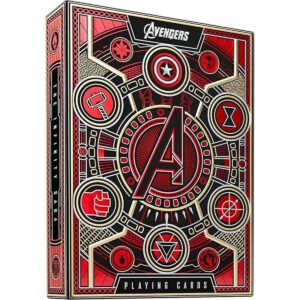 theory11 Cartas de juego de Avengers rojo de Marvel_1
