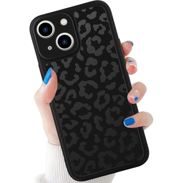 tharlet Funda compatible con iPhone 14 de leopardo con_1