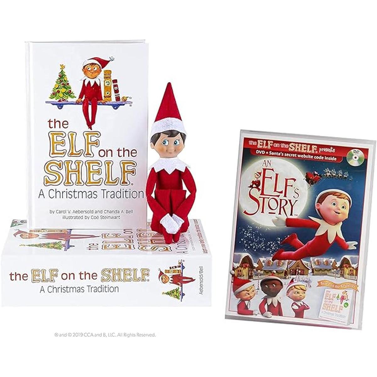 Elf on the Shelf Blue Eyed Boy con DVD An Elf Story