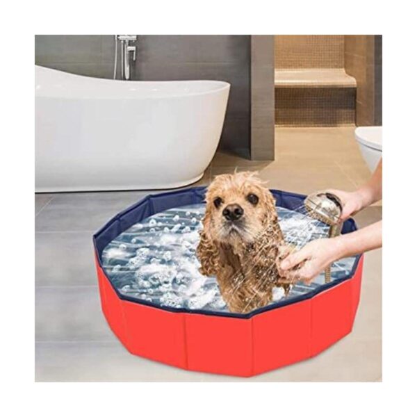 Piscina plegable de PVC para perros gatos plegable para_1