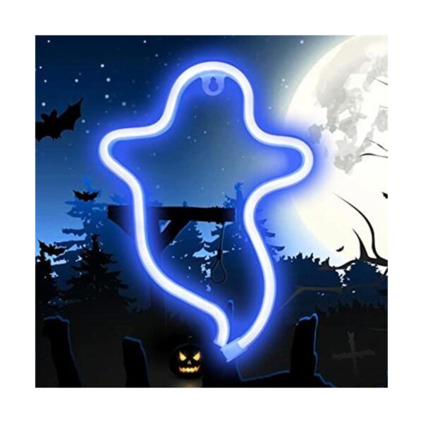 Luces de neón fantasma decoraciones de Halloween lámpara_1