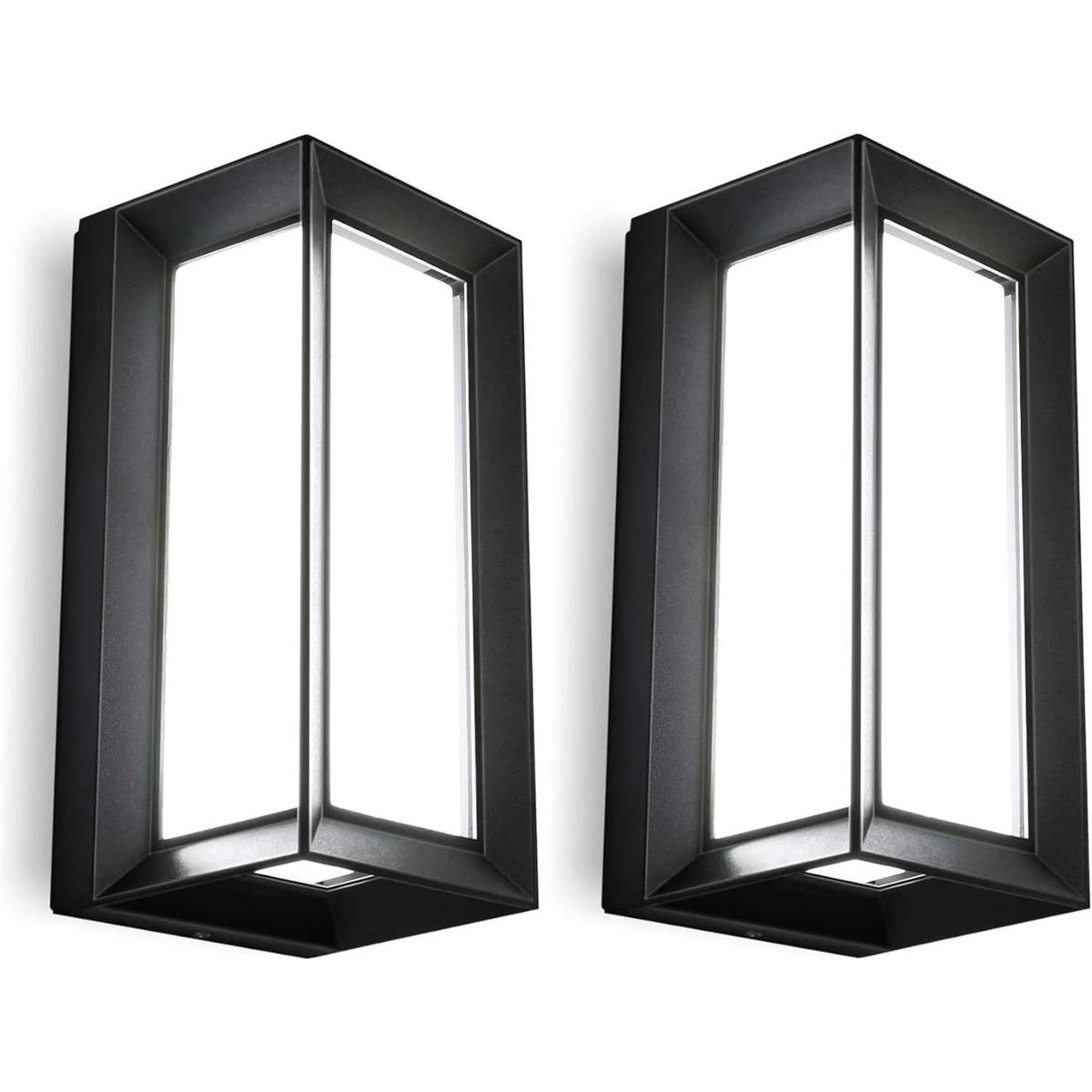 LEDMO Luz LED para porche de pared al aire libre paquete