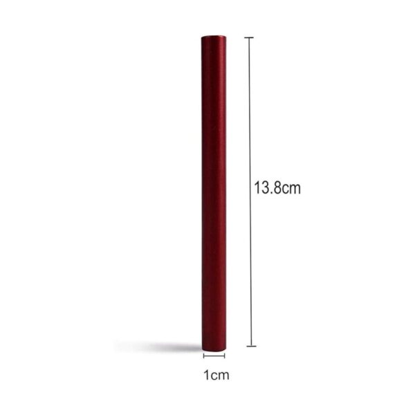 Varilla de cera de sellado que brilla rojo sangre para