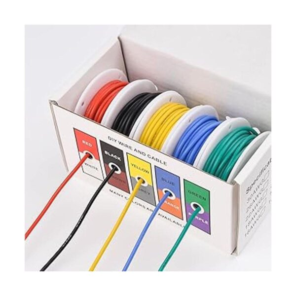 Sznnzd Cable eléctrico trenzado de 18 AWG calibre 18_2
