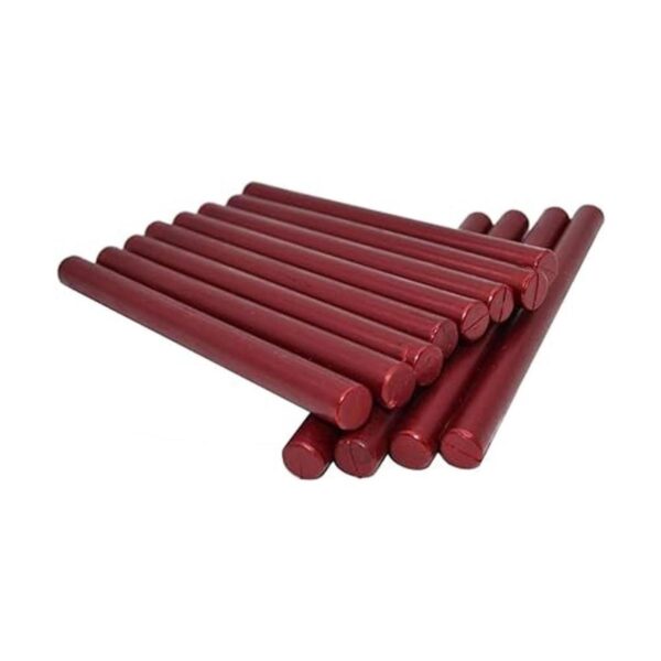 Varilla de cera de sellado que brilla rojo sangre para