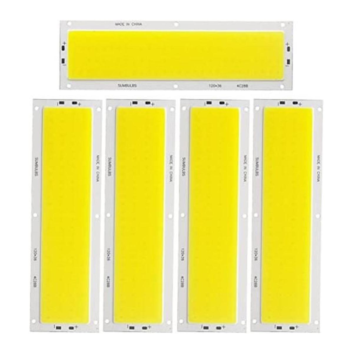 Symbuth Paquete de 5 módulos de lámpara LED COB chip LED