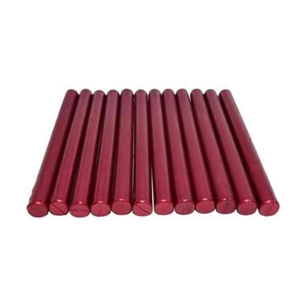 Varilla de cera de sellado que brilla rojo sangre para