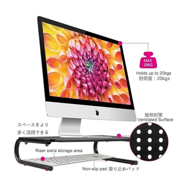 Suptek Elevador de soporte para monitor para computadora_2
