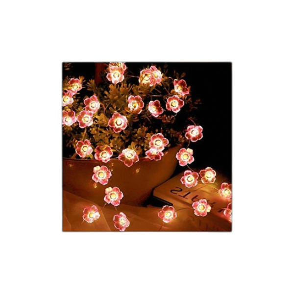 Guirnalda de luces de flores guirnalda de luces de cerezo_1