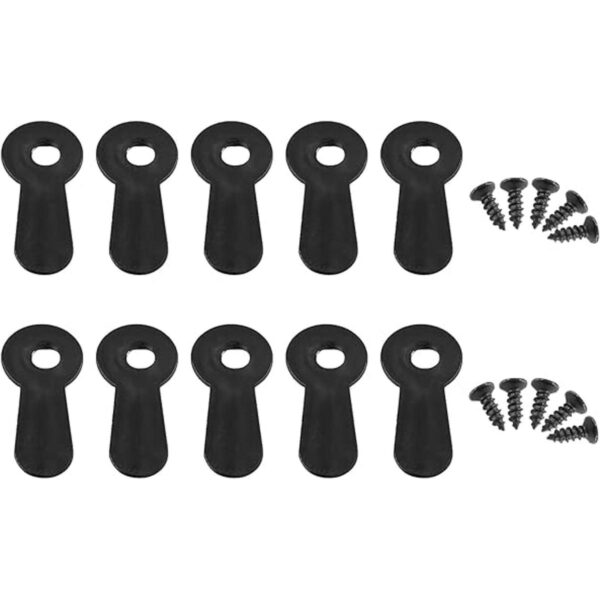 Suiwotin 100 piezas de sujetadores de botón de giro de