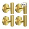 stusgo Paquete de 4 ganchos para toallas de baño de acero_1
