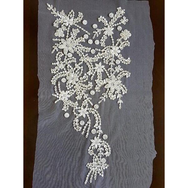Noble Pure Parches de cristal hechos a mano con cuentas_6
