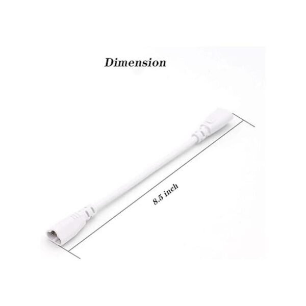 T5 T8 Cable conector de tubo LED de 8.5 pulgadas doble