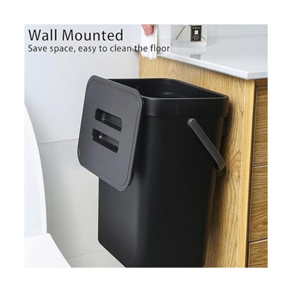 StoneSpace Cubo de basura para debajo del fregadero cubo