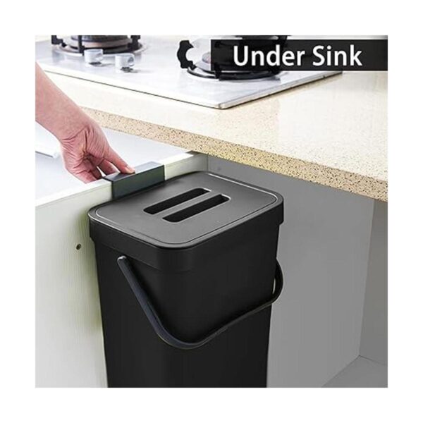 StoneSpace Cubo de basura para debajo del fregadero cubo