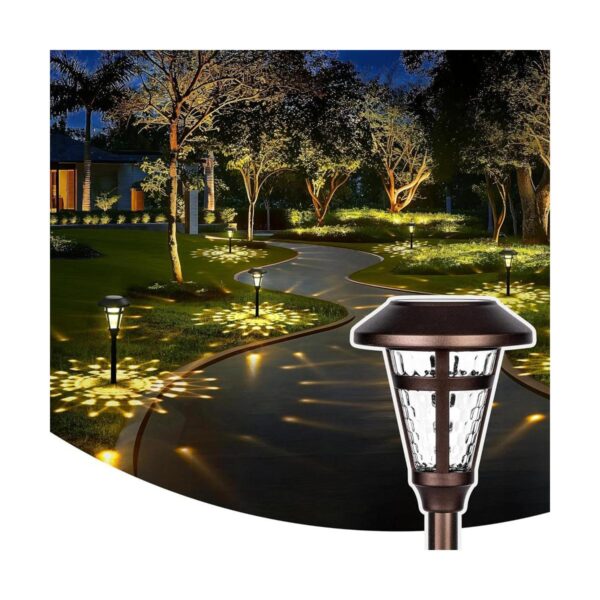 Solpex Solar Pathway Lights al aire libre paquete de 6_1