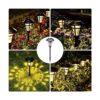 Solpex Solar Pathway Lights al aire libre paquete de 6_3