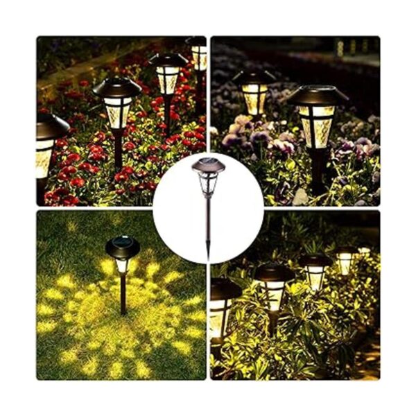 Solpex Solar Pathway Lights al aire libre paquete de 6_3