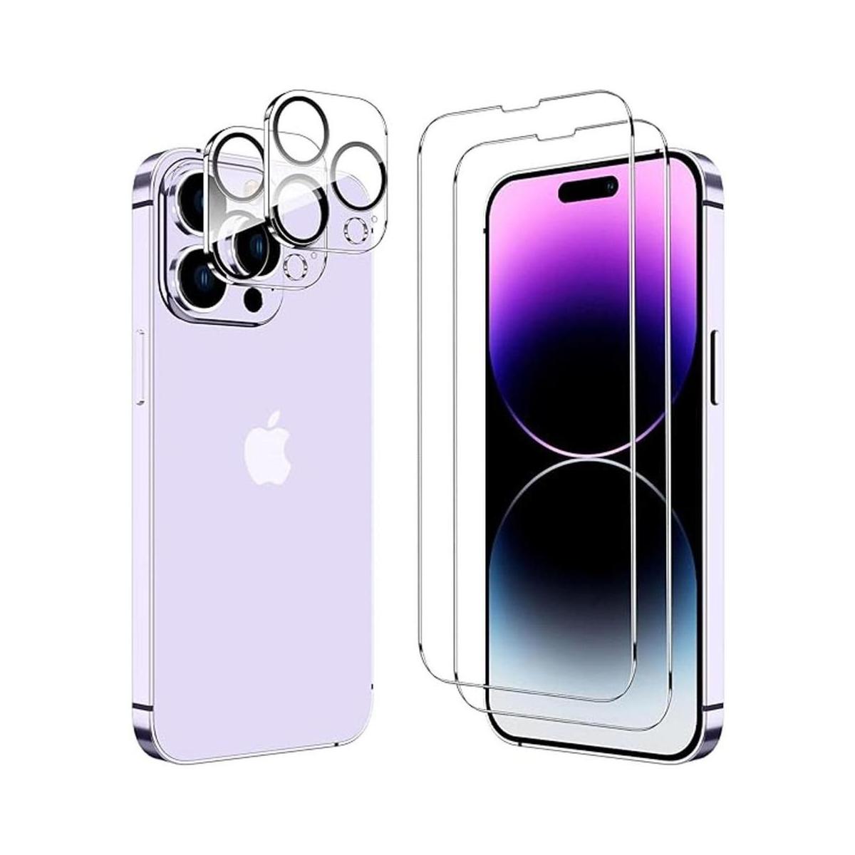 Sorlnern Paquete de 2 protectores de pantalla para iPhone