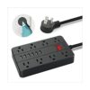 SMNICE Regleta de alimentación con USB protector de_1