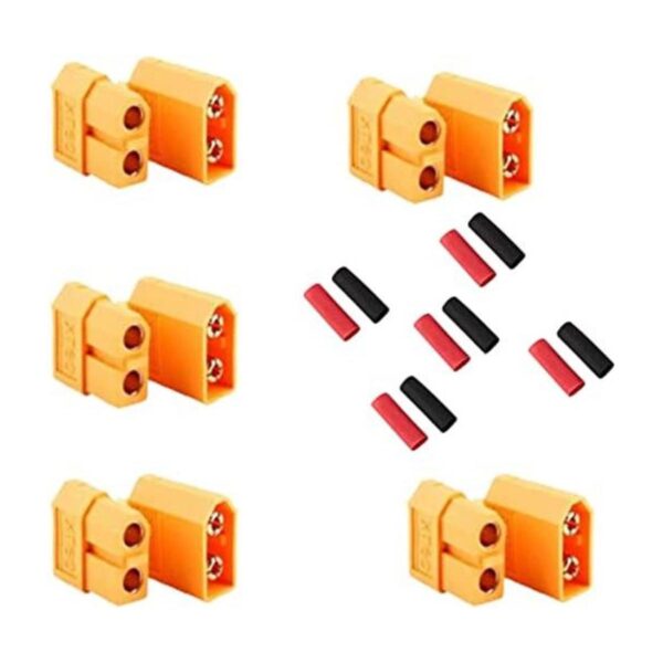 skrnrhrery Conectores Xt60 5 pares Xt60 para batería de_1
