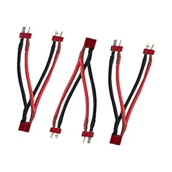skrnrhrery Conector paralelo de enchufe en T con cable de