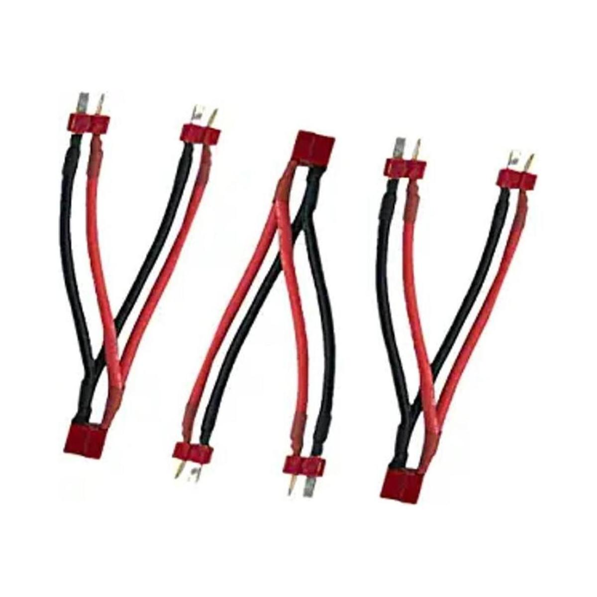 skrnrhrery Conector paralelo de enchufe en T con cable de