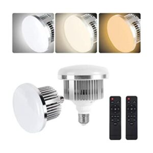 Paquete de 2 bombillas LED tricolor regulables de 85 W_1
