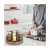 simesove Lazy Susan Soporte giratorio para especias de 10